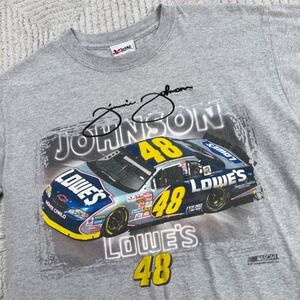 Chase Authentics NASCAR T Shirt Mens M Jimmie Johnson 48 Lowe's Racing VTG 00's